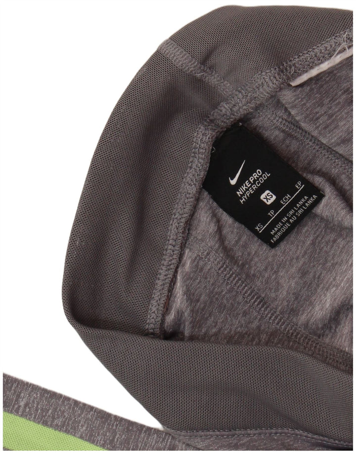 NIKE ženske grafičke tajice UK 6 XS sive