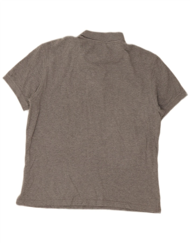 Barbour muška polo majica Large Grey Colourblock Pamuk