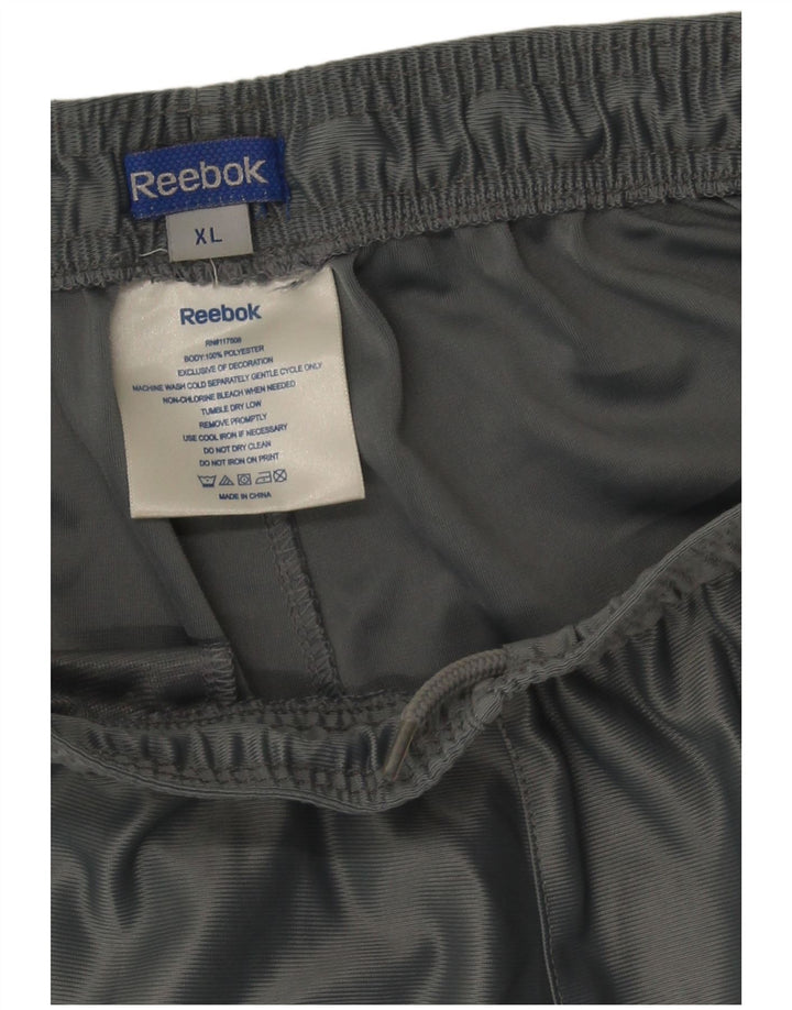 Reebok muške sportske kratke hlače XL sivi poliester u boji
