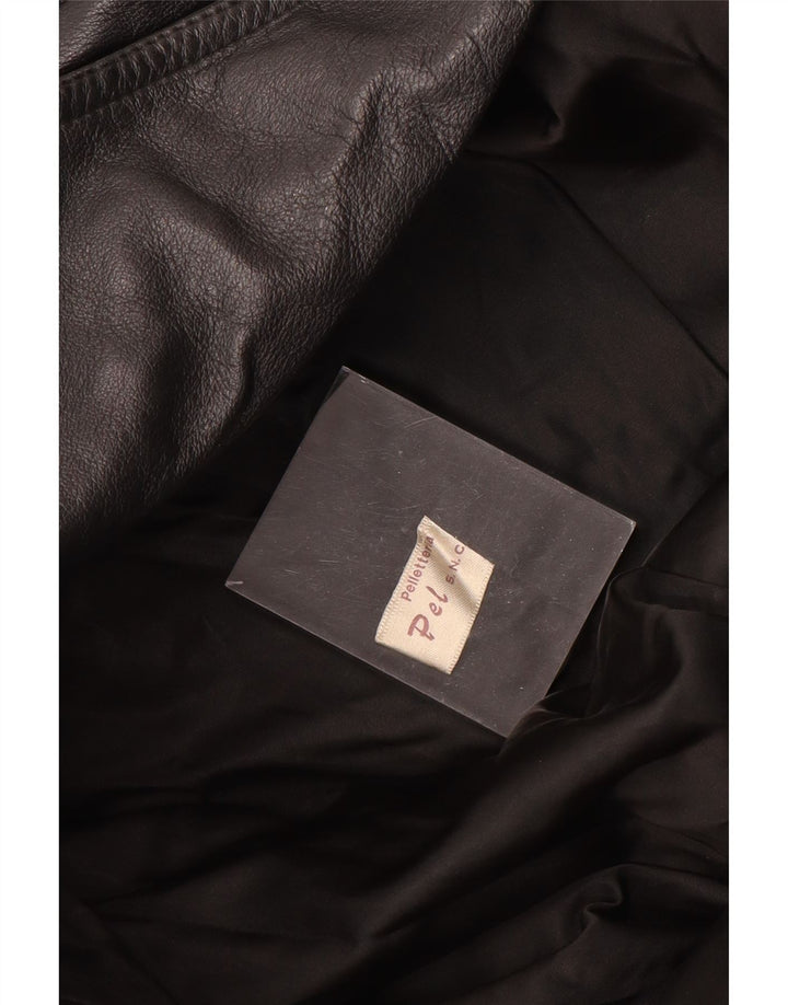 PELLETTERIA ženska kožna jakna UK 20 2XL crna koža