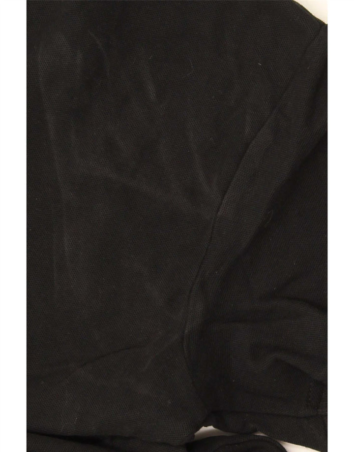 Umbro Mens Polo Shirt Small Black Cotton