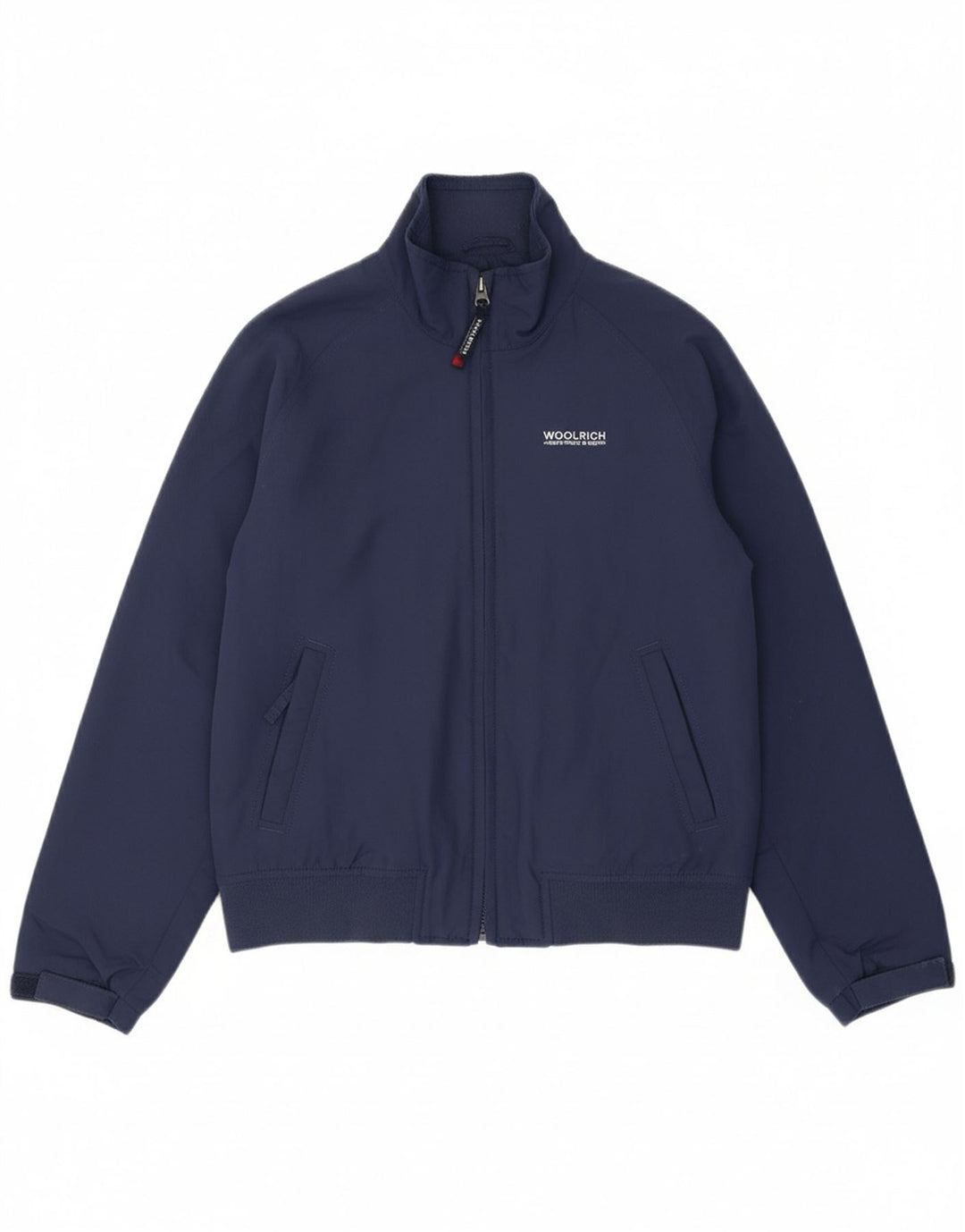WOOLRICH Boys Bomber Jacket 11-12 Years Navy Blue Vintage Woolrich and Second-Hand Woolrich from Messina Hembry 