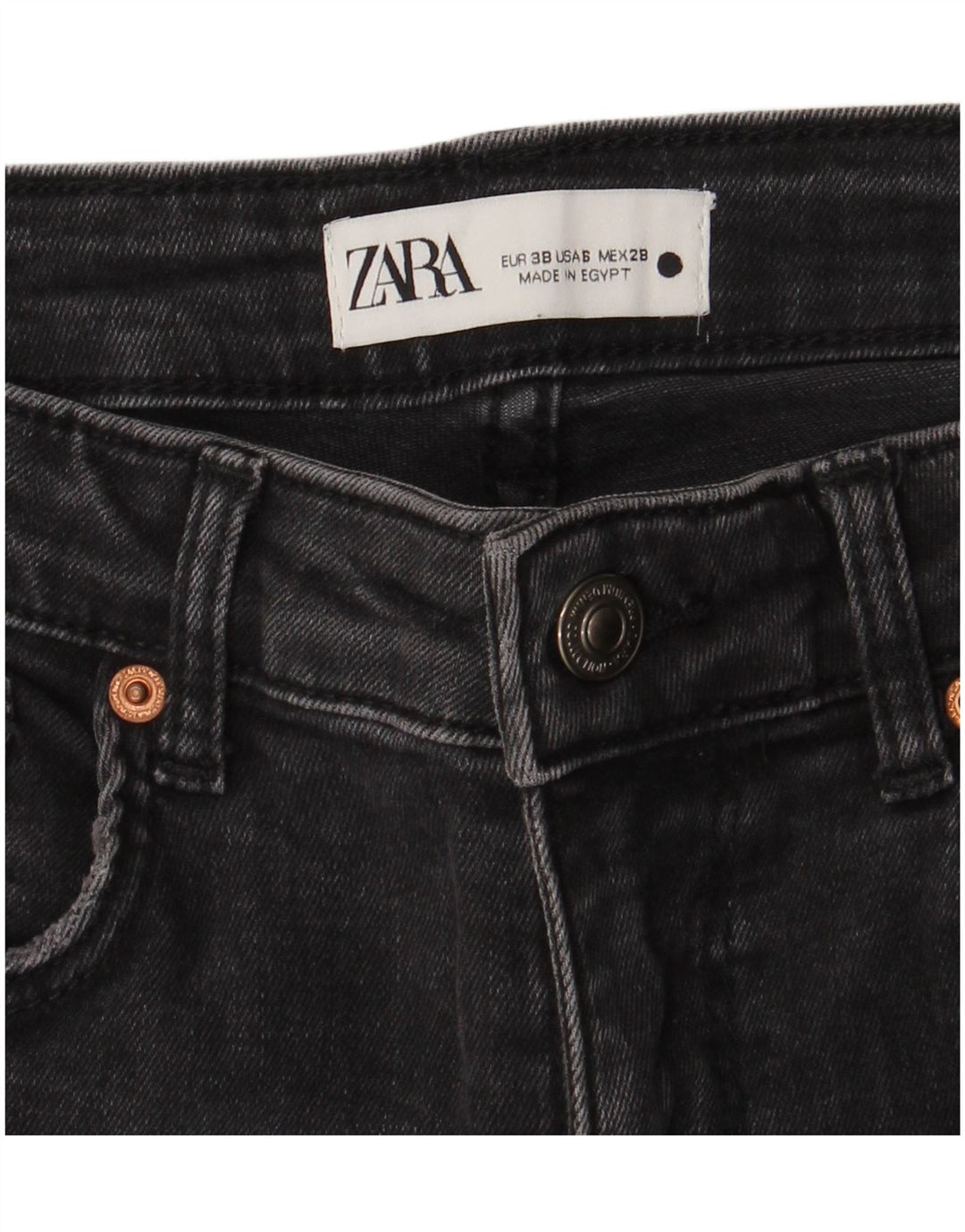 Zara ženske uske traperice EU 38 male W28 L25 sive