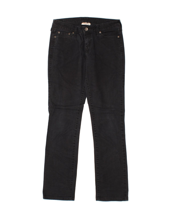 LEVI'S ženske ravne traperice srednjeg rasta US 2 XS W30 L30 tamnoplavi pamuk