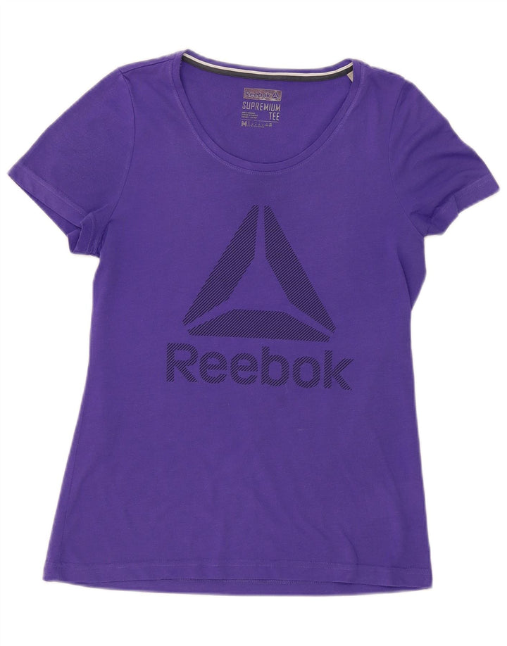 Reebok ženska majica kratkih rukava UK 12 Medium Purple Poliester