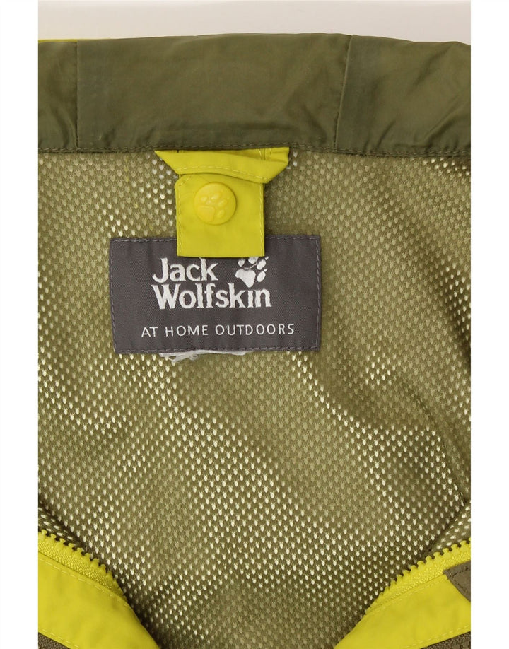 Jack Wolfskin muška kišna jakna s kapuljačom UK 38 srednje žuta