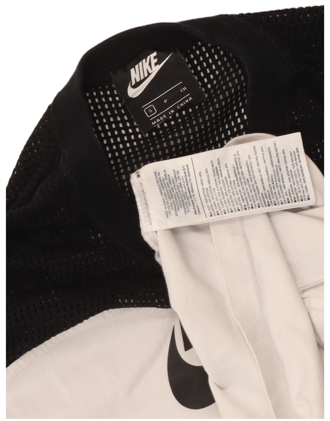 NIKE ženska majica kratkih rukava s grafičkim motivima UK 10 Small White Colourblock