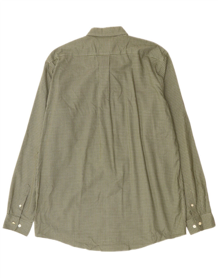 EDDIE BAUER Muška košulja opuštenog kroja, veliki zeleni karirani pamuk