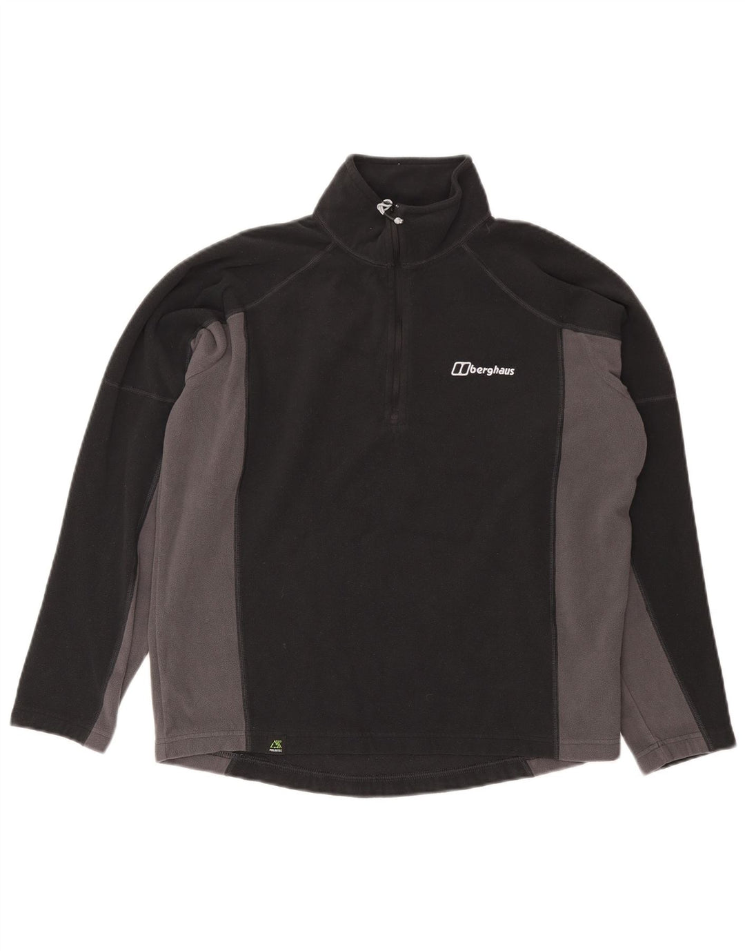 Berghaus muški džemper od flisa s patentnim izrezom, srednje crne boje, poliester