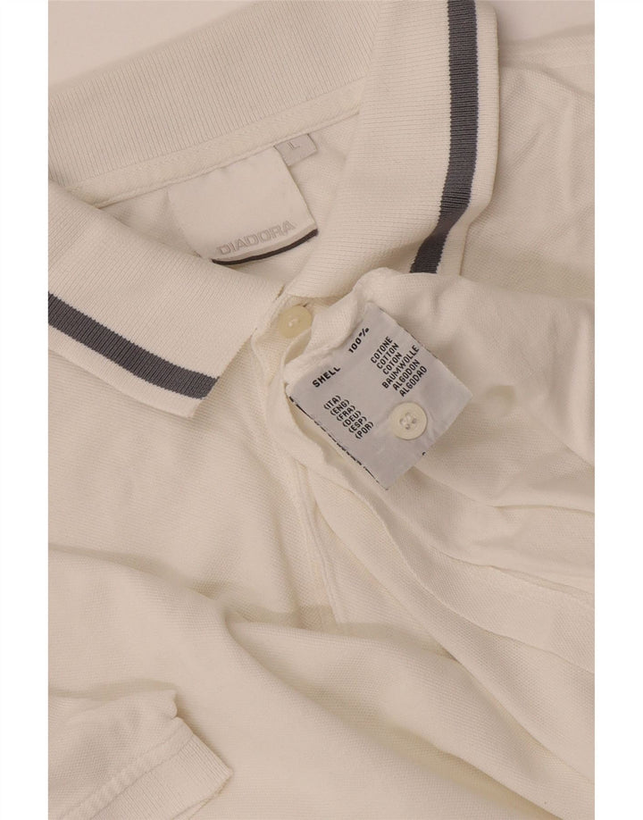 Diadora muška polo majica velika bijela pamučna
