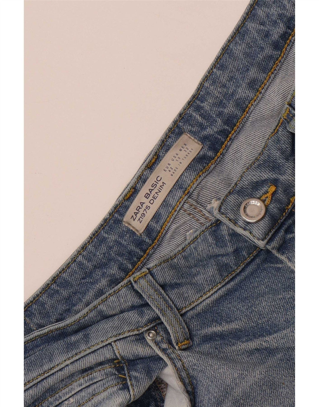 Zara ženske lepršave traperice EU 42 Large W32 L34 Plave