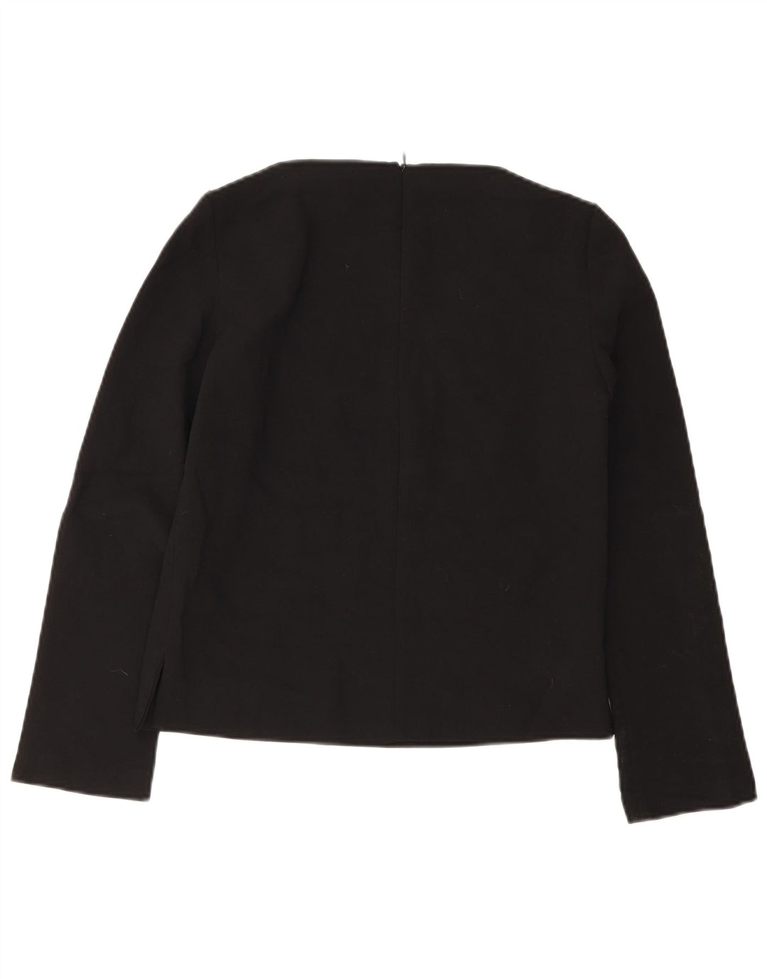 Zara ženski top dugih rukava UK 6 XS crni poliester