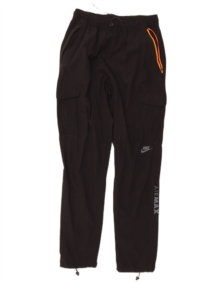 Nike muške Graphic Cargo trenirke velike crne najlonske hlače