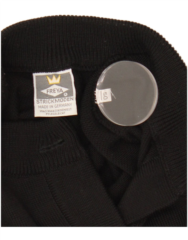 Strickmoden ženski kardigan džemper EU 50 2XL crni poliakril