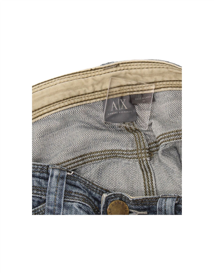 ARMANI EXCHANGE Mens Straight Jeans W31 L28 Blue Cotton Vintage Armani Exchange and Second-Hand Armani Exchange from Messina Hembry 