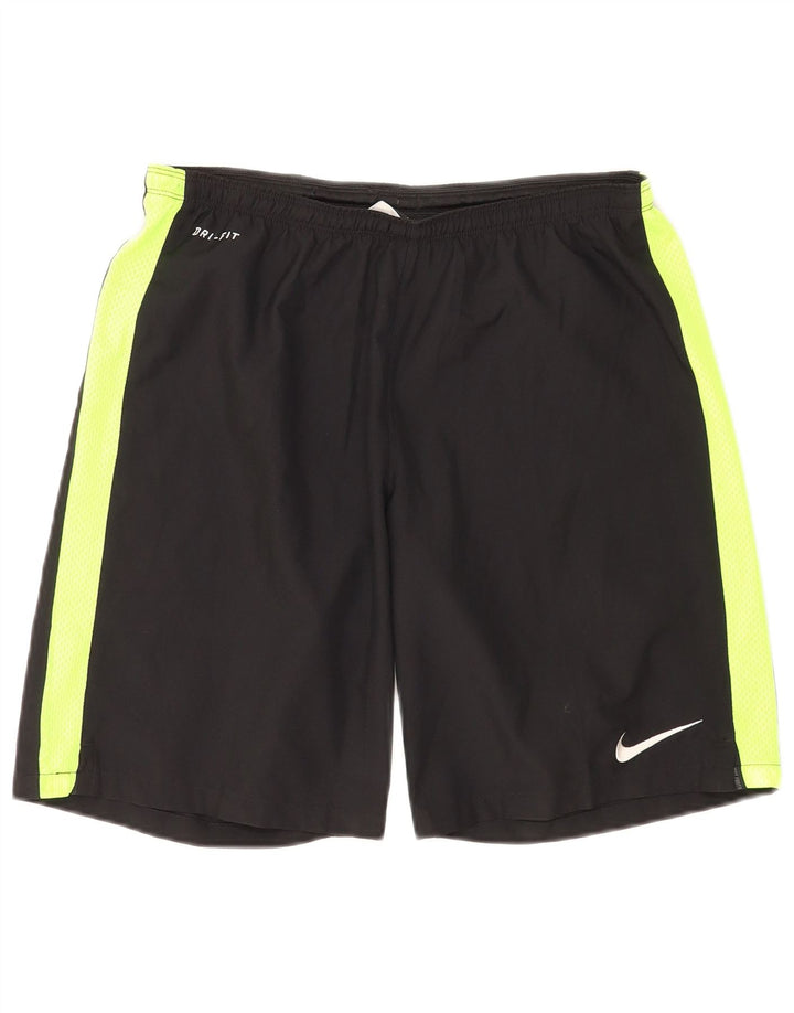 Nike Dri Fit sportske kratke hlače srednje crne boje od poliestera