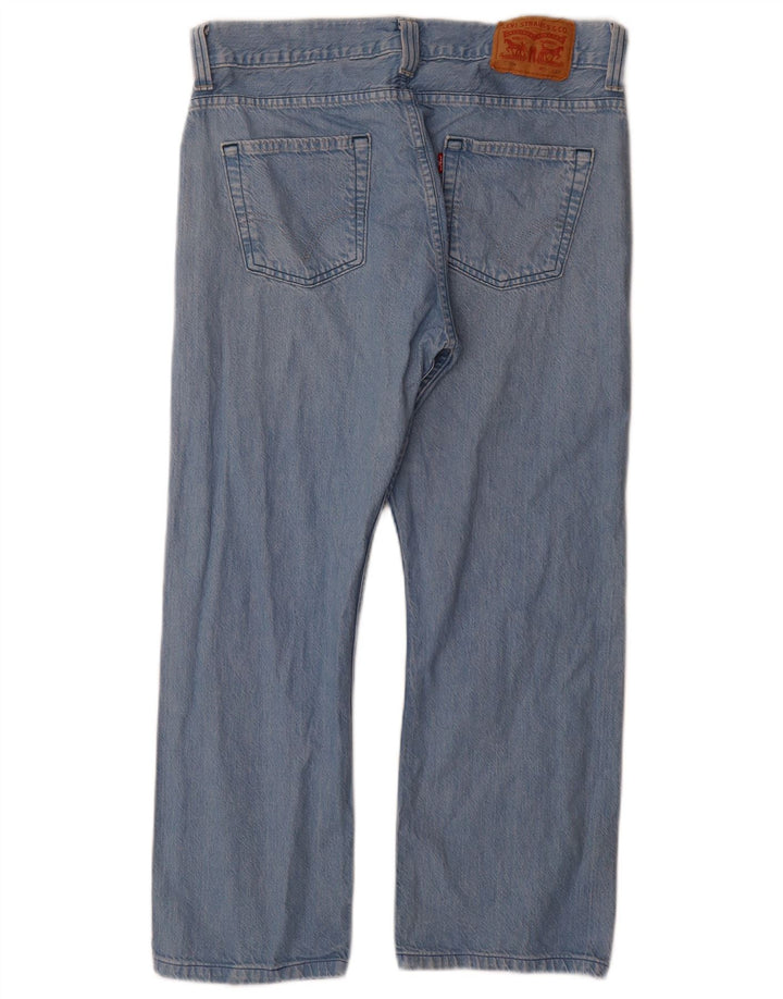 Levi's muške 506 ravne traperice W34 L29 plavi pamuk