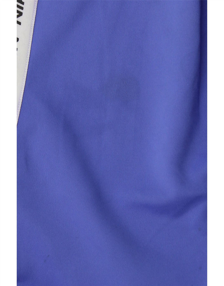 Nike ženske Graphic Capri tajice UK 8 male plave poliesterske blokove