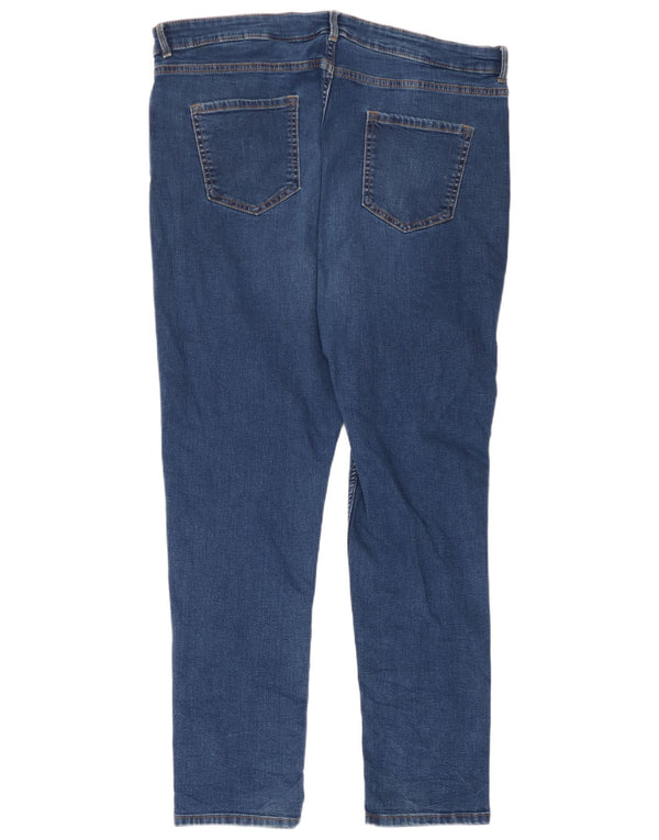 Marks & Spencer Ženske The Lily Slim Jeans UK 18 XL W36 L28 Plavi pamuk
