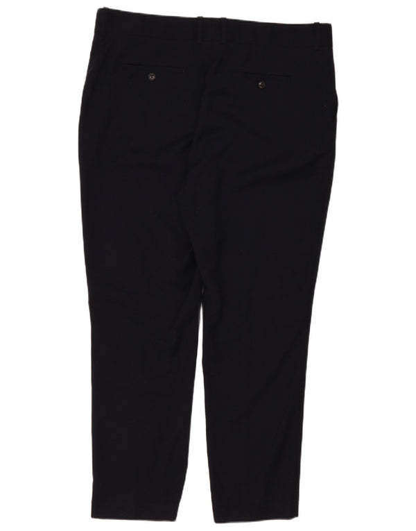 Reiss ženske uske ležerne hlače UK 18 XL W40 L29 crna vunena