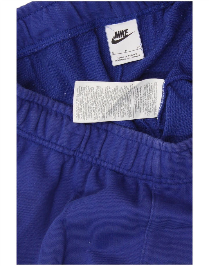 NIKE Muške kratke sportske hlače s grafičkim motivima, male plave pamučne boje