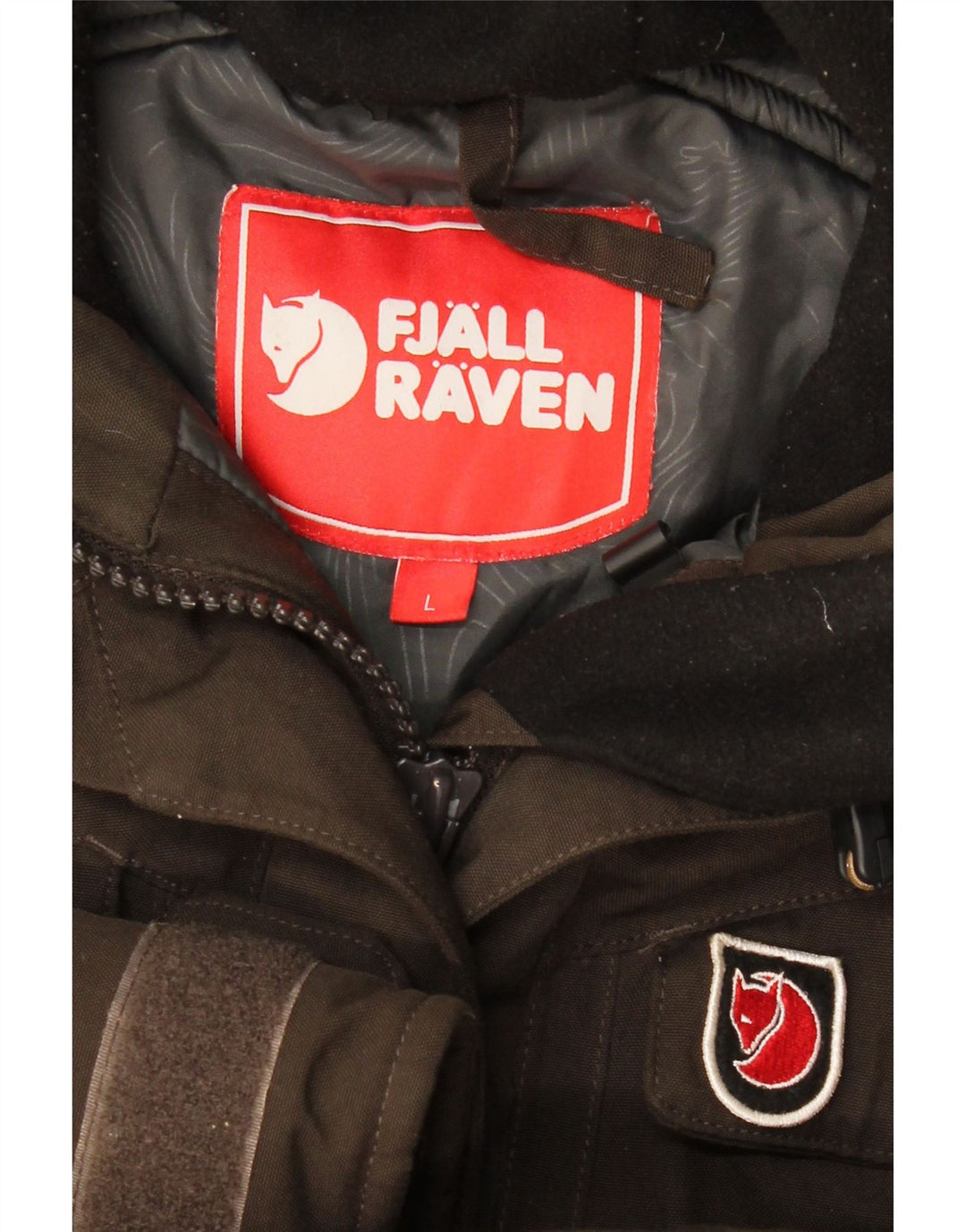 FJALL RAVEN Ženska parka jakna s kapuljačom UK 16 Veliki kaki