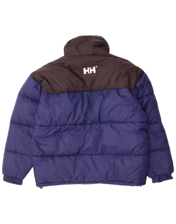 Helly Hansen muška grafička podstavljena jakna UK 40 Large Blue Colourblock najlon
