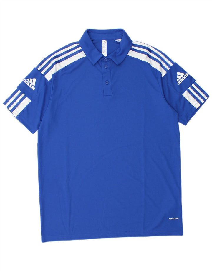 Adidas muška Aeroready polo majica srednje plave boje od poliestera