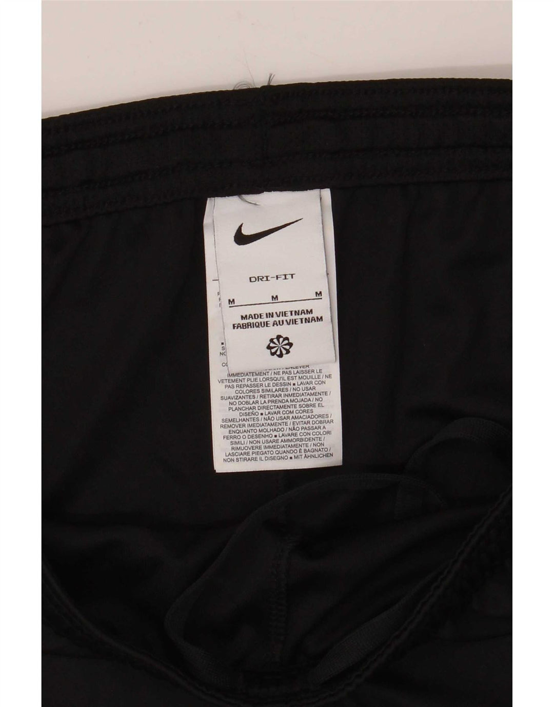Nike Dri Fit sportske kratke hlače srednje crne boje od poliestera