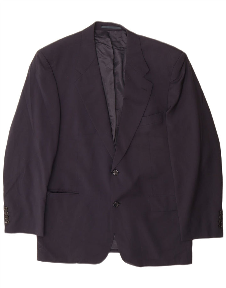 Hugo Boss muška jakna s 2 gumba EU 52 XL tamnoplava djevičanska vuna