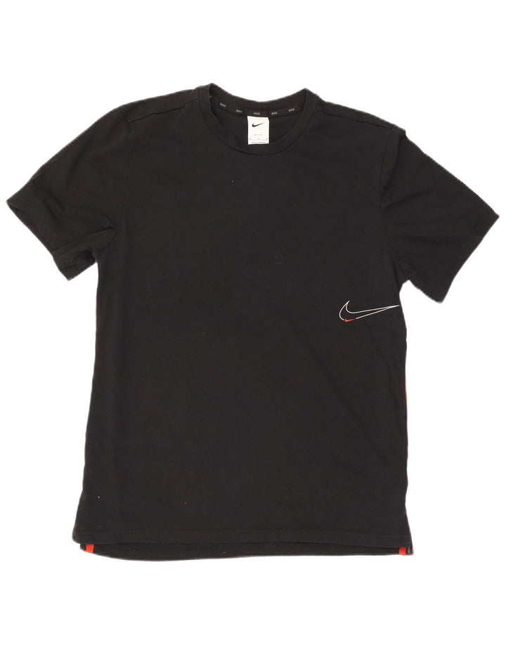 Nike muška majica kratkih rukava s grafičkim motivima srednje crne boje, pamuk