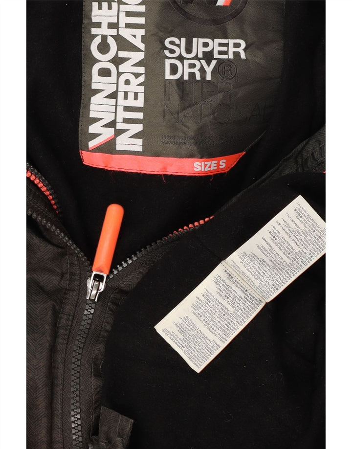 SUPERDRY muška vjetrovka s kapuljačom UK 36 Mala siva riblja kost
