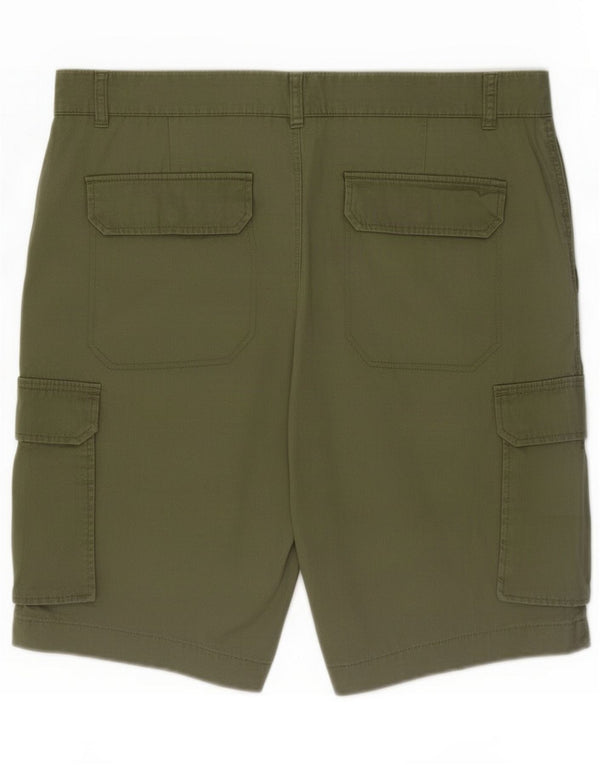 Marks & Spencer Mens Cargo kratke hlače Large W36 kaki pamuk