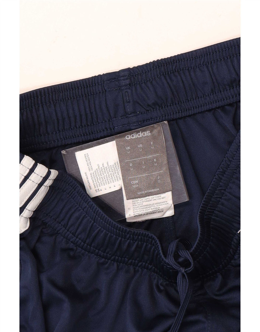 Adidas muške sportske kratke hlače Climalite Medium tamnoplavi poliester