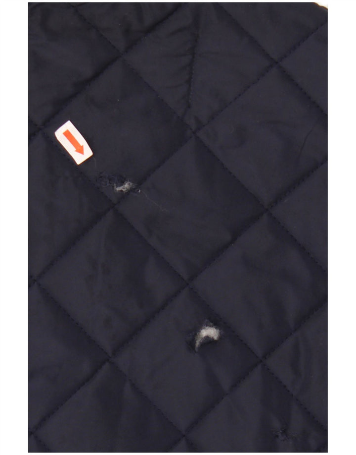 Replay muška prošivena jakna UK 40 veliki tamnoplavi poliester