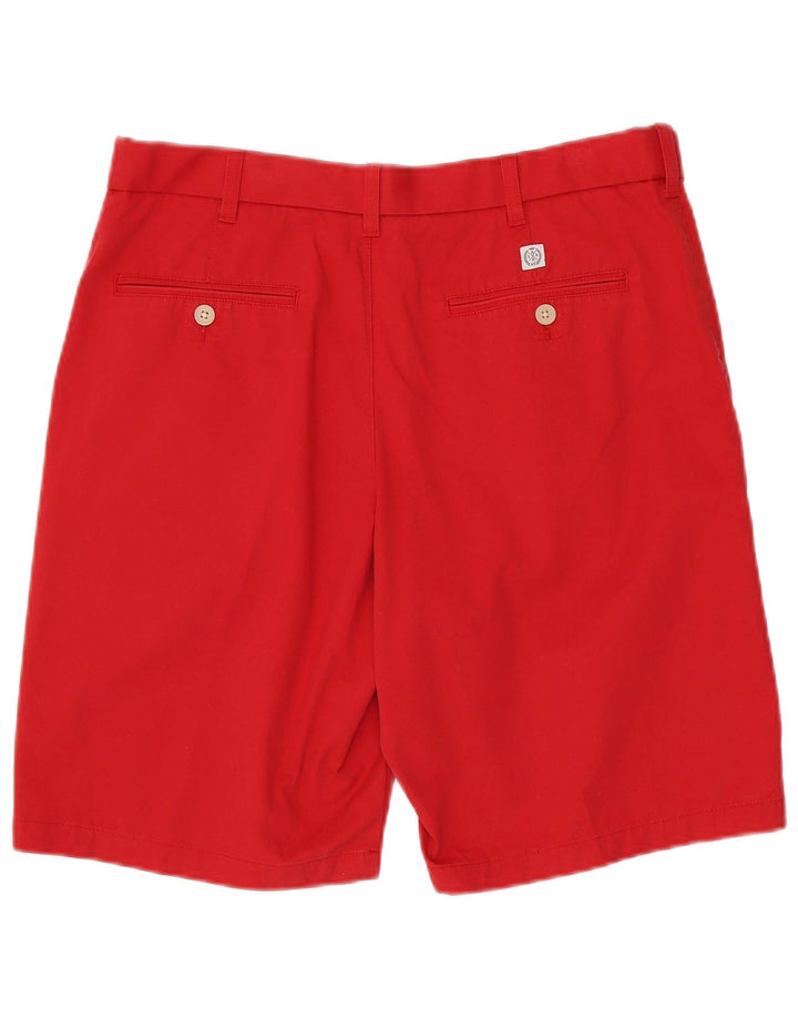 Marks & Spencer muške chino kratke hlače W34 veliki crveni pamuk