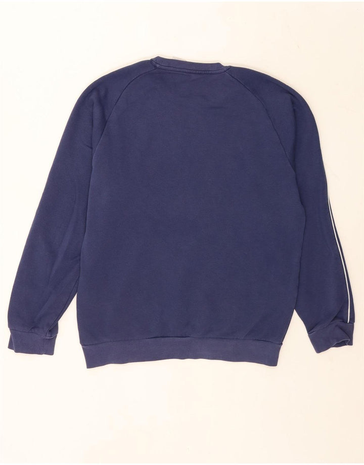 Adidas muška majica s kratkim rukavima srednje tamnoplavi pamuk