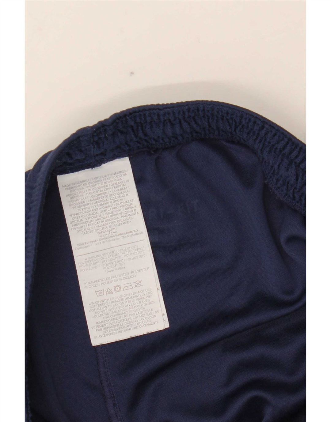 Nike Dri Fit sportske kratke hlače srednje tamnoplave boje od poliestera