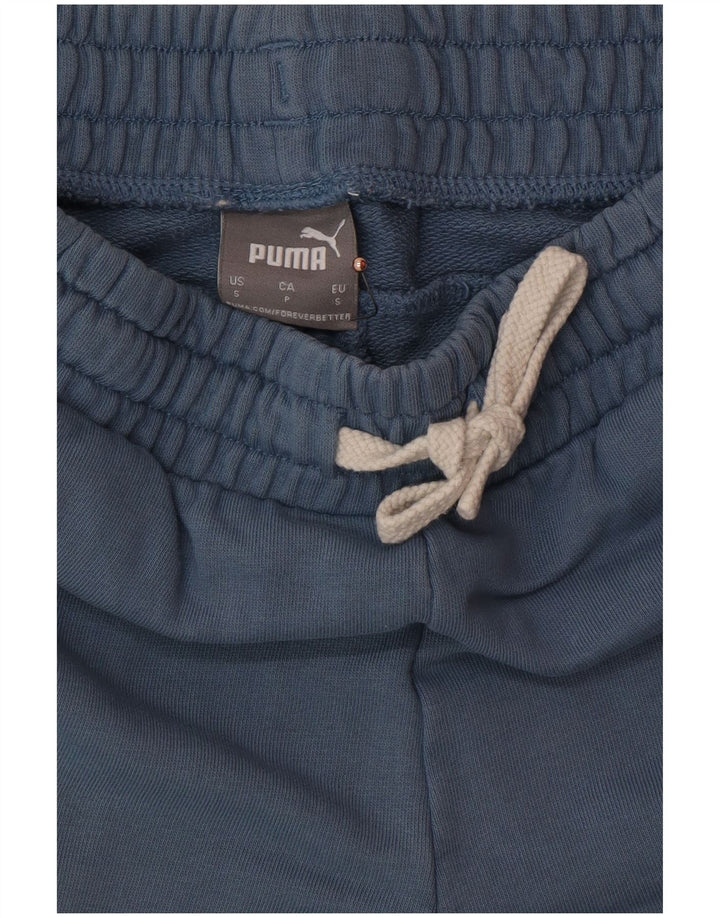 PUMA Muške kratke sportske kratke hlače s grafičkim motivima, plavi pamuk