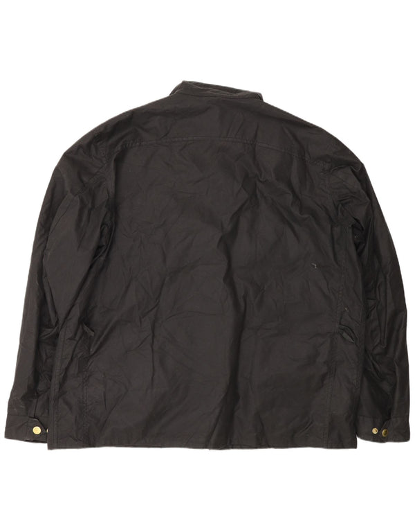 Barbour muška jakna od voštanog pamuka UK 44 2XL crni pamuk