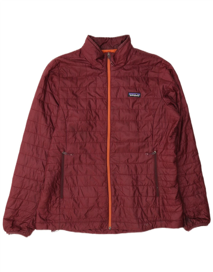 Patagonia ženska podstavljena jakna UK 18 XL bordo poliester