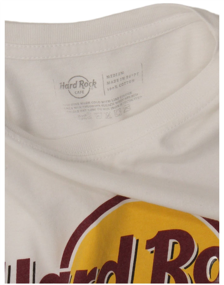 Hard Rock Cafe Muška majica kratkih rukava Mallorca Graphic UK 14 Srednje bijeli pamuk