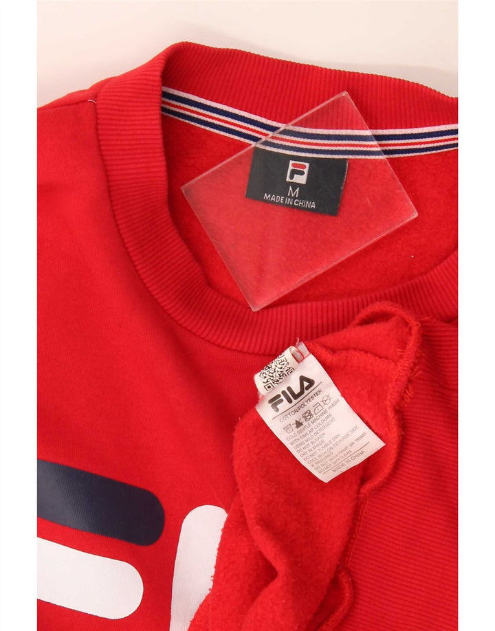 Fila muška trenirka s grafičkim motivima Srednje crveni pamuk