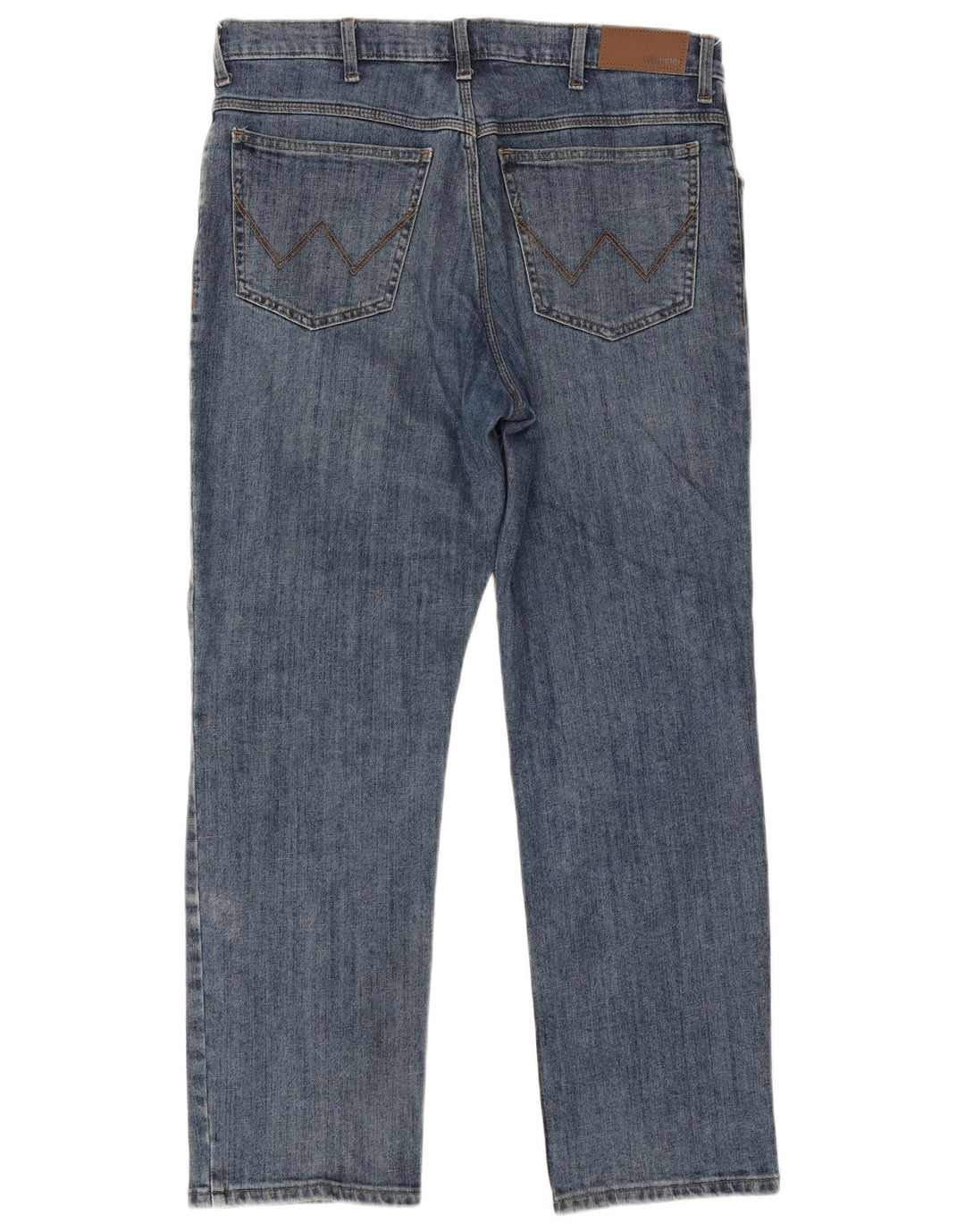 Wrangler muške ravne traperice W36 L30 plavi pamuk