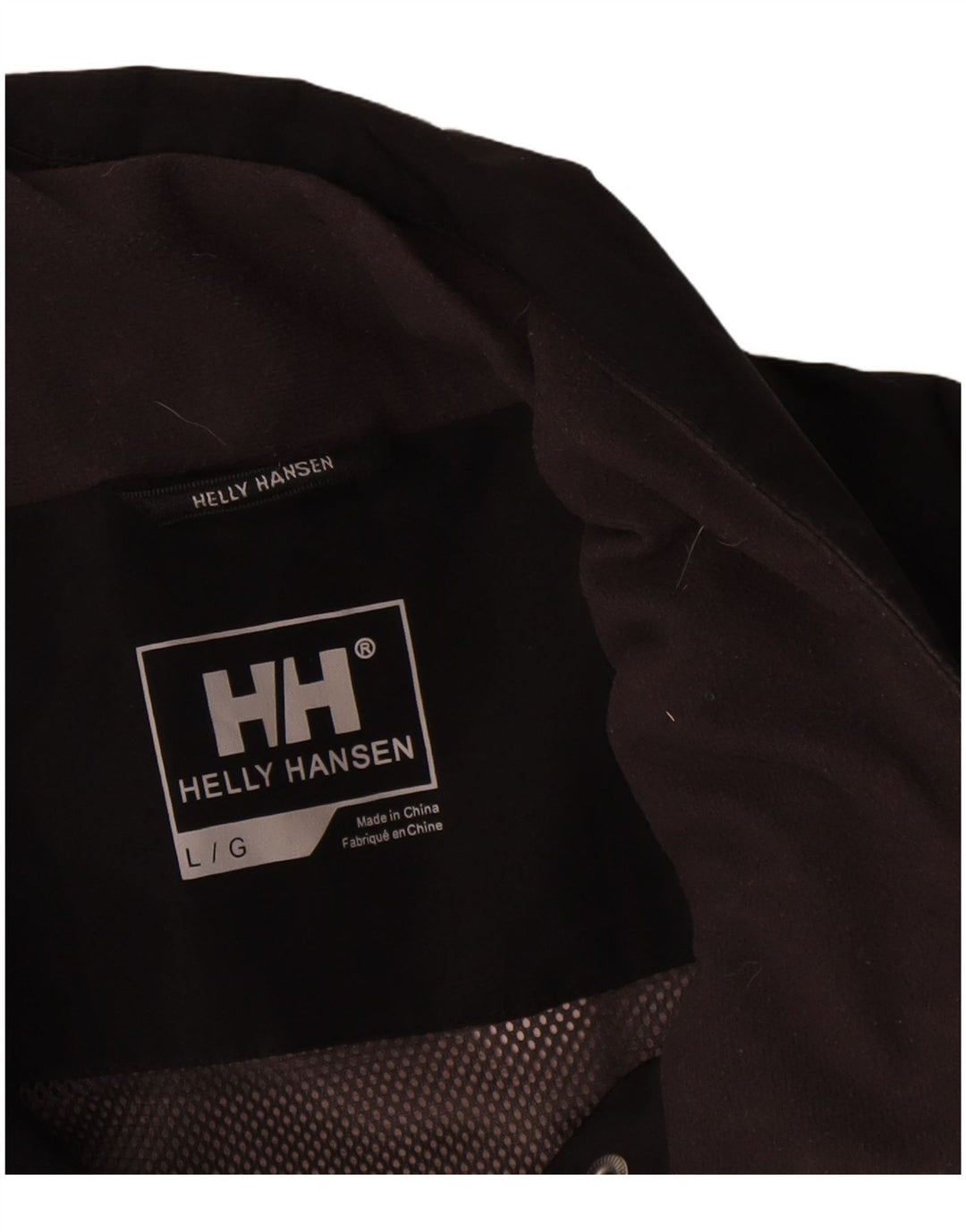 Helly Hansen Ženska kišna jakna s grafičkim motivima UK 16 Veliki crni poliester