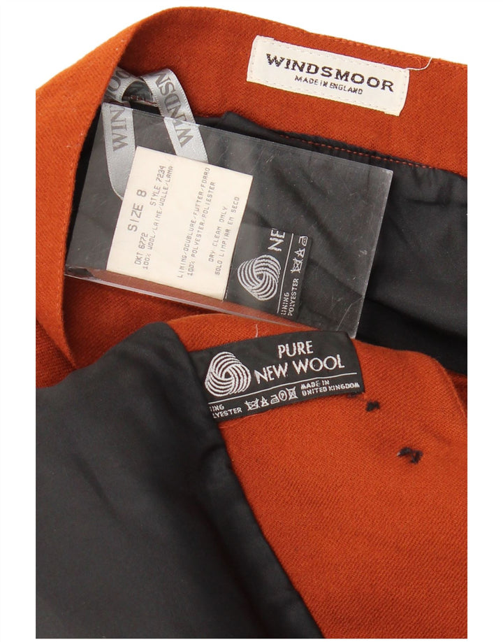 Windsmoor ženska prevelika dvodijelna suknja UK 8 Mala W26 Smeđa Nova vuna