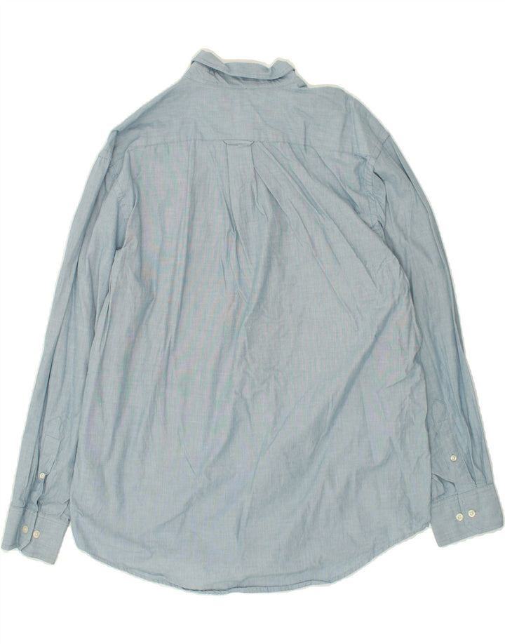 IZOD Mens Shirt Large Blue Cotton Vintage Izod and Second-Hand Izod from Messina Hembry 