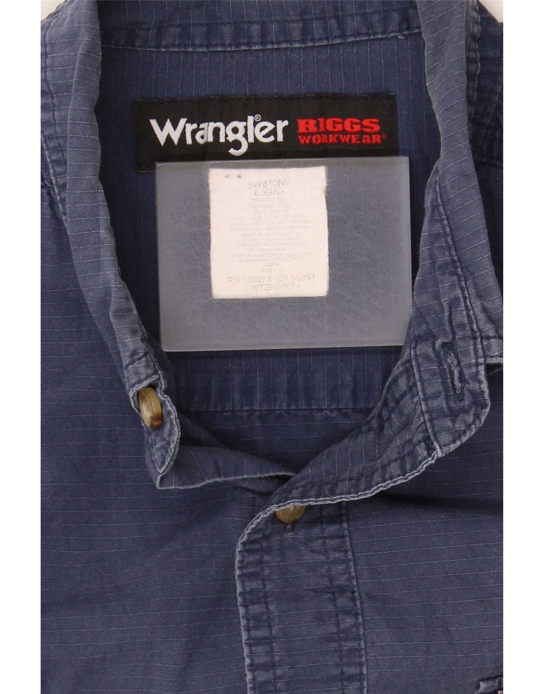 Velika muška majica kratkih rukava Wrangler, tamnoplavi pamuk