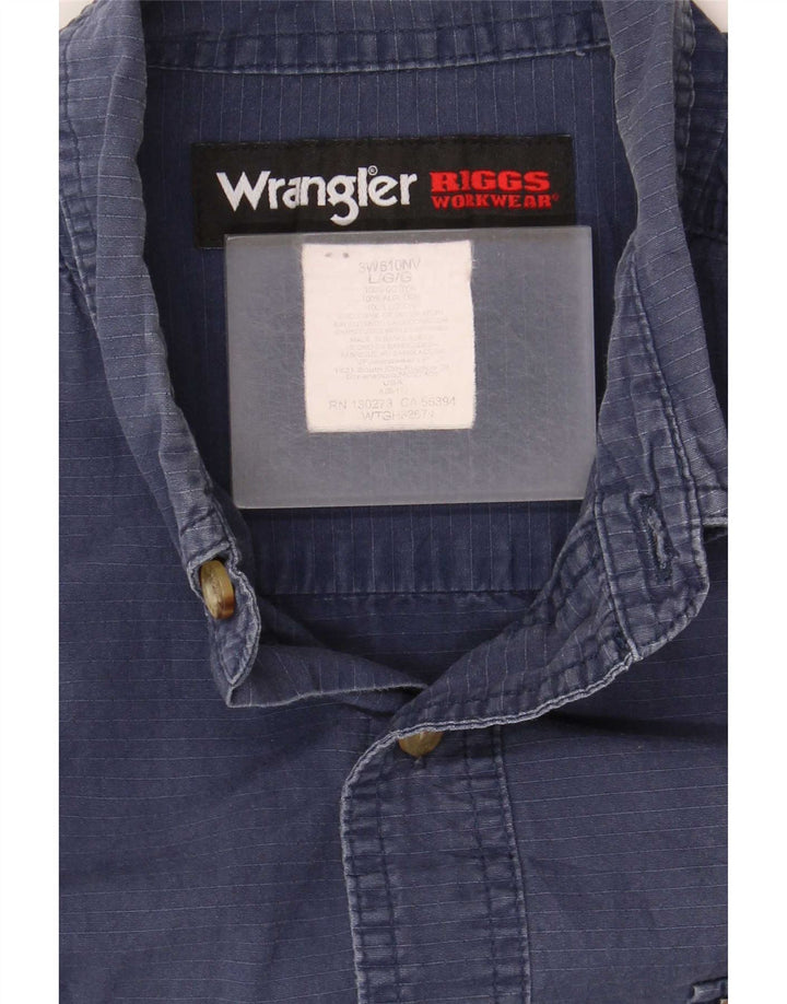 Velika muška majica kratkih rukava Wrangler, tamnoplavi pamuk