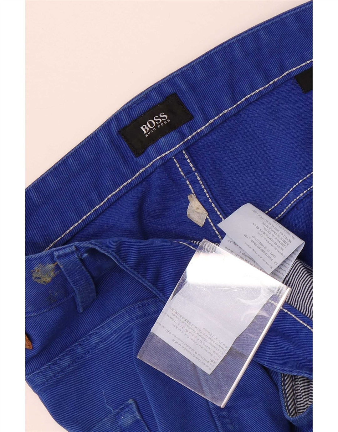 Hugo Boss Muške uske traperice W36 L32 Plavi pamuk